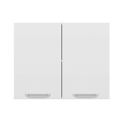 Alvinka Mutfak Modül Duz Üst 2Dk1R 90-H72Cm Dolap Beyaz Beyaz Suntalam