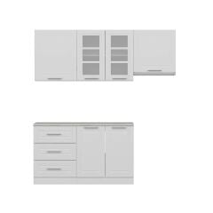 Minar 200 Cm Mebran C Mutfak Dolabı Beyaz 200-Mcb2