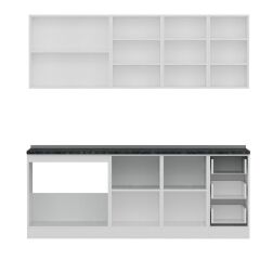 Minar 215 Cm Mutfak Dolabı Beyaz 215-B1