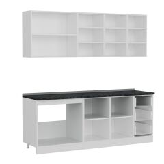 Minar 215 Cm Mutfak Dolabı Beyaz 215-B1