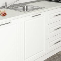 Mi̇Nar 240 Cm Mebran C Mutfak Dolabi Beyaz 240-Mcb1