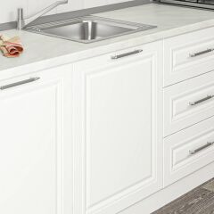 Minar 240 Cm Mebran C Mutfak Dolabı Beyaz 240-Mcb2