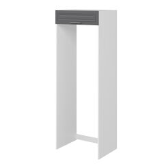 Alvinka Mutfak Modül Mbr_C 100-H222Cm Buz Dolabı Antrasit - Mdf