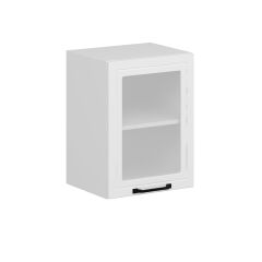 Alvinka Mutfak Modül Mbr_A Üst 1Dk1R 45-H60Cm Dolap Cam Beyaz Beyaz Suntalam