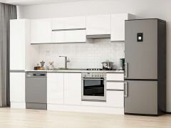 Alvinka 285X210 Cm High Gloss Mutfak Dolabı Mb-E80B45S40-1