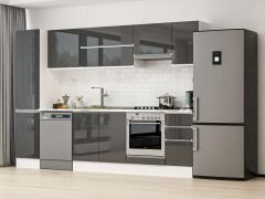 Alvinka 285X210 Cm High Gloss Mutfak Dolabı Mb-E80B45S40-1