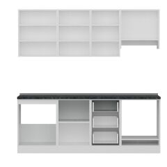 Minar 215 Cm Mutfak Dolabı Beyaz 215-B5