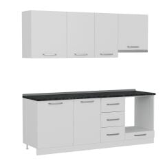 Minar 215 Cm Mutfak Dolabı Beyaz 215-B5