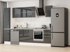 Alvinka 285X210 Cm High Gloss Mutfak Dolabı Mb-E80B45S40-2