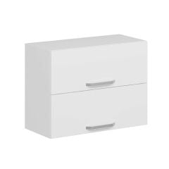 Alvinka Mutfak Modül Duz Üst 2Yk1R 80-H60Cm Dolap Beyaz Beyaz Mdf