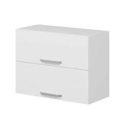 Alvinka Mutfak Modül Duz Üst 2Yk1R 80-H60Cm Dolap Beyaz Beyaz Mdf