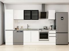 Alvinka 285X210 Cm High Gloss Mutfak Dolabı Mb-E80B45S40-3