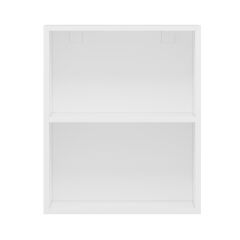 Alvinka Mutfak Modül Mbr_A Üst 1Dk1R 50-H60Cm Dolap Cam Beyaz Beyaz Mdf