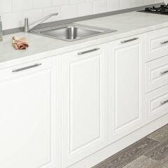 Minar 270 Cm Mebran C Mutfak Dolabı Beyaz 270-Mcb3