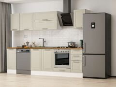 Alvinka 290X210 Cm Klasik Mebran Mutfak Dolabı M-E90S40S40-2 Mebran | Kumtaşı - Suntalam