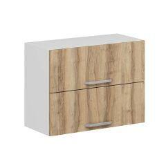 Alvinka Mutfak Modül Duz Üst 2Yk1R 80-H60Cm Dolap Beyaz Dore Mdf