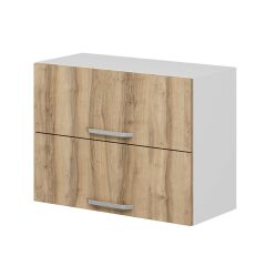 Alvinka Mutfak Modül Duz Üst 2Yk1R 80-H60Cm Dolap Beyaz Dore Mdf