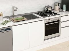 Alvinka 305X210 Cm High Gloss Mutfak Dolabı M-E90S50S45-1 High Gloss | Beyaz - Suntalam