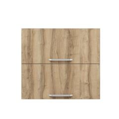 Alvinka Mutfak Modül Duz Üst 2Yk1R 80-H72Cm Dolap Beyaz Dore Mdf