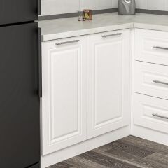 Minar 145Cm Köşe Mutfak Dolabı Beyaz K145-Mcb1