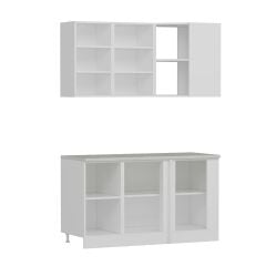 Minar 145Cm Köşe Mutfak Dolabı Beyaz K145-Mcb1