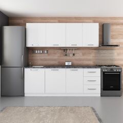 Minar 220 Cm Mutfak Dolabı Beyaz 220-B1