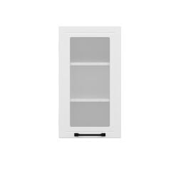 Alvinka Mutfak Modül Mbr_A Üst 1Dk2R 40-H72Cm Dolap Cam Beyaz Beyaz Mdf