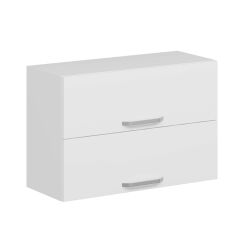 Alvinka Mutfak Modül Duz Üst 2Yk1R 90-H60Cm Dolap Beyaz Beyaz Mdf