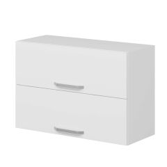 Alvinka Mutfak Modül Duz Üst 2Yk1R 90-H60Cm Dolap Beyaz Beyaz Mdf