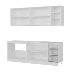 Minar 220 Cm Mutfak Dolabı Beyaz 220-B3