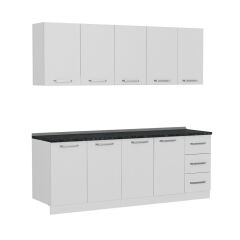 Minar 220 Cm Mutfak Dolabı Beyaz 220-B3