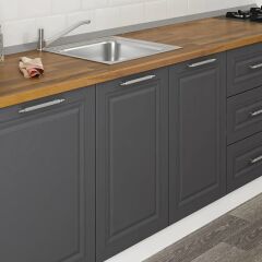 Minar 270 Cm Mbr C+Alm. Cam Mutfak Dolabı Byz Ant 270-Mcacba1