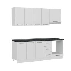 Minar 220 Cm Mutfak Dolabı Beyaz 220-B6