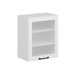 Alvinka Mutfak Modül Mbr_A Üst 1Dk2R 60-H72Cm Dolap Cam Beyaz Beyaz Suntalam