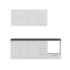 Minar 220 Cm Mutfak Dolabı Beyaz 220-B7