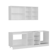 Minar 220 Cm Mutfak Dolabı Beyaz 220-B7