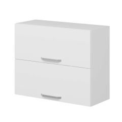 Alvinka Mutfak Modül Duz Üst 2Yk1R 90-H72Cm Dolap Beyaz Beyaz Suntalam