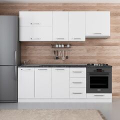 Minar 220 Cm Mutfak Dolabı Beyaz 220-B9