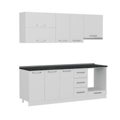 Minar 220 Cm Mutfak Dolabı Beyaz 220-B9