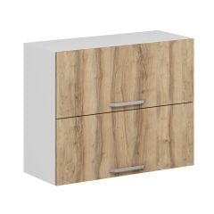 Alvinka Mutfak Modül Duz Üst 2Yk1R 90-H72Cm Dolap Beyaz Dore Mdf