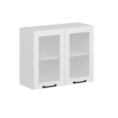 Alvinka Mutfak Modül Mbr_A Üst 2Dk1R 90-H72Cm Dolap Cam Beyaz Beyaz Mdf