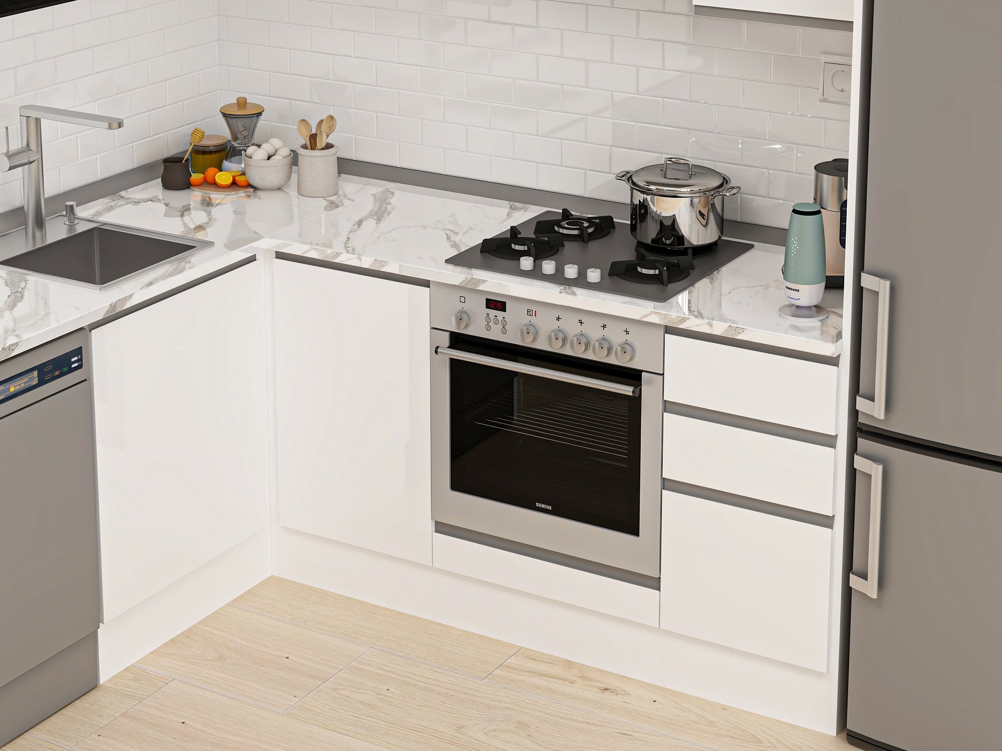 High Gloss Mutfak Dolapları